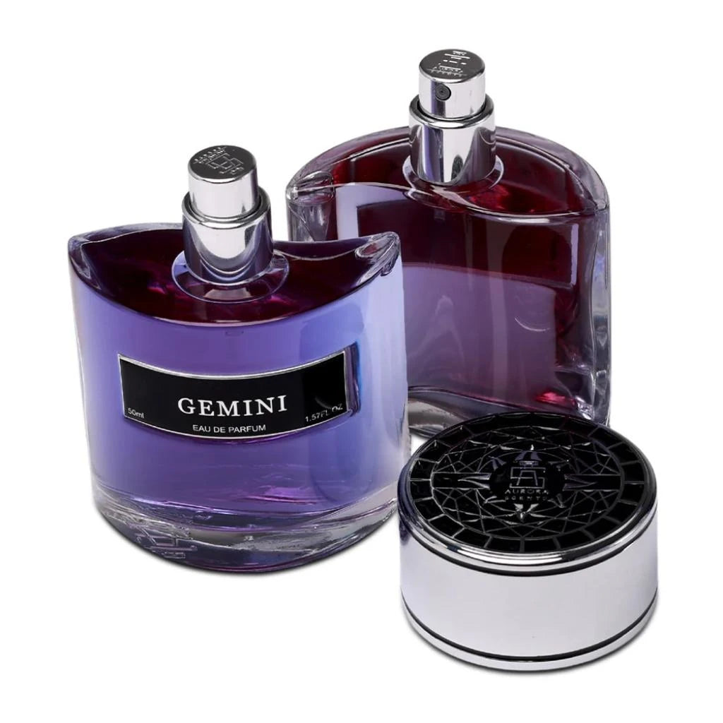 AURORA SCENTS GEMINI &amp; GEMINI NOIR PERFUME 2X50ML-MASC